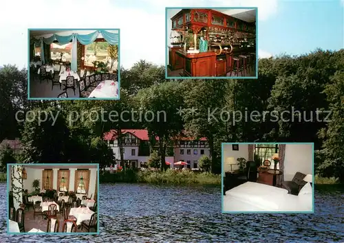 AK / Ansichtskarte Lanke Hotel Restaurant Seeschloss Bar Fremdenzimmer Lanke