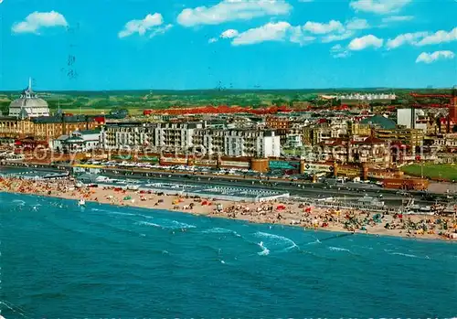 AK / Ansichtskarte Scheveningen Fliegeraufnahme mit Grand Hotel  Scheveningen