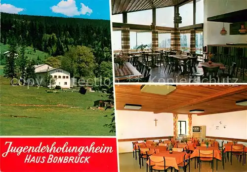 AK / Ansichtskarte Riedelsbach_Niederbayern Jugenderholungsheim Haus Bonbruck Riedelsbach Niederbayern