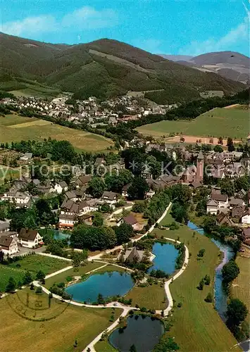 AK / Ansichtskarte Saalhausen_Sauerland Fliegeraufnahme Saalhausen_Sauerland