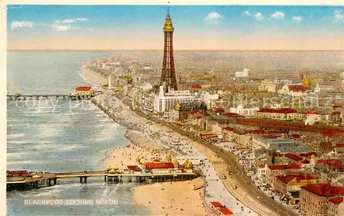 AK / Ansichtskarte Blackpool Fliegeraufnahme Blackpool