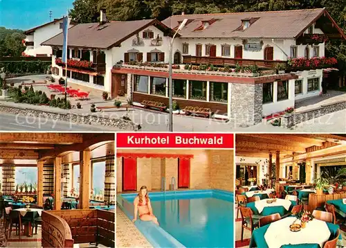 AK / Ansichtskarte Feldwies Kurhotel Buchwald Restaurant Hallenbad Feldwies