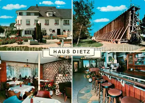 AK / Ansichtskarte Bad_Westernkotten Haus Dietz Gaststube Bar Saline Bad_Westernkotten