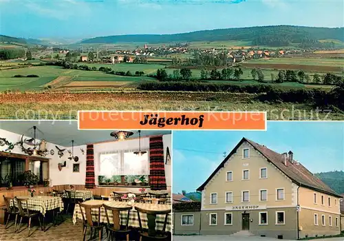 AK / Ansichtskarte Kleinhoebing Panorama Gasthof Jaegerhof Kleinhoebing