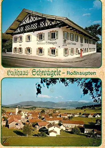 AK / Ansichtskarte Rosshaupten_Forggensee Gasthaus Schwaegele Panorama Rosshaupten Forggensee