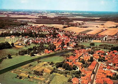 AK / Ansichtskarte Liebenau_Nienburg Fliegeraufnahme Liebenau Nienburg