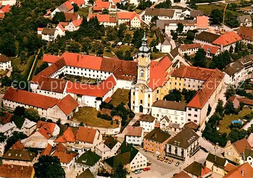 AK / Ansichtskarte Altomuenster Klosterkirche Fliegeraufnahme Altomuenster