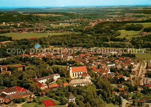 AK / Ansichtskarte Altenmarkt_Alz Kloster Baumburg Fliegeraufnahme Altenmarkt Alz