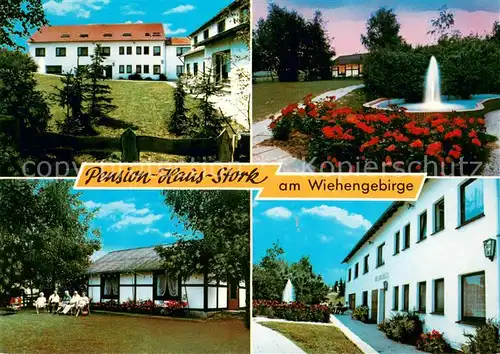 AK / Ansichtskarte Bad_Holzhausen_Luebbecke Pension Haus Stork am Wiehengebirge Bad_Holzhausen_Luebbecke