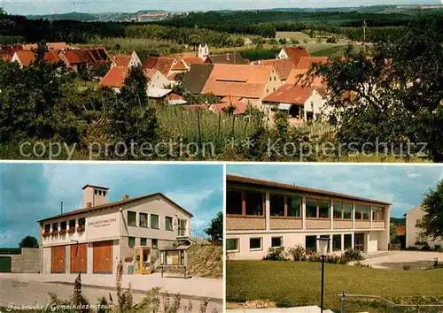 AK / Ansichtskarte Ramsberg_Mittelfranken Ortsansicht Feuerwehr Gemeindezentrum Schule Ramsberg Mittelfranken