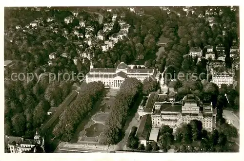 AK / Ansichtskarte Wiesbaden Heinrich Gluecklich Haus am Kurpark Fliegeraufnahme Wiesbaden