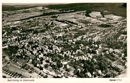 AK / Ansichtskarte Bad_Koenig_Odenwald Fliegeraufnahme Bad_Koenig_Odenwald