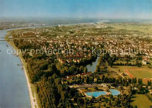 AK / Ansichtskarte Kehl_Rhein Fliegeraufnahme Kehl_Rhein