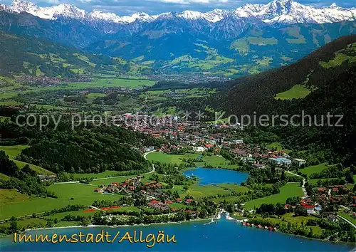 AK / Ansichtskarte Immenstadt_Allgaeu Fliegeraufnahme Immenstadt_Allgaeu