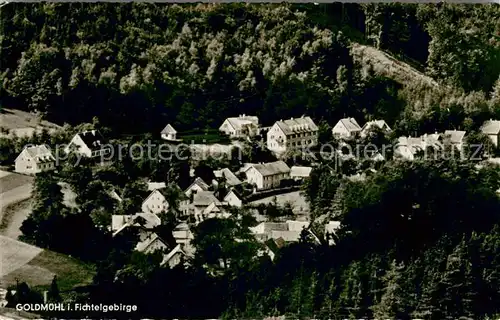 AK / Ansichtskarte Goldmuehl_Fichtelgebirge Fliegeraufnahme Goldmuehl Fichtelgebirge