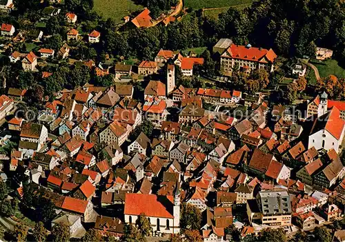 AK / Ansichtskarte Leutkirch Stadtzentrum Fliegeraufnahme Leutkirch