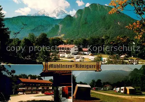 AK / Ansichtskarte Koenigssee Muehlleiten Campingplatz Comfort und Fremdenheim 