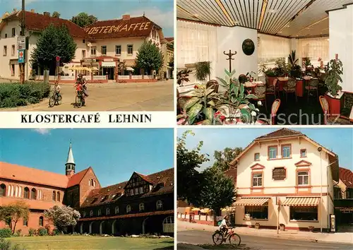 AK / Ansichtskarte Lehnin Klostercafe Lehnin Klaus Fiedler Gaststube Kloster Lehnin