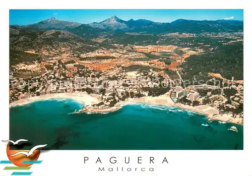 AK / Ansichtskarte Paguera_Mallorca_Islas_Baleares Fliegeraufnahme Paguera_Mallorca