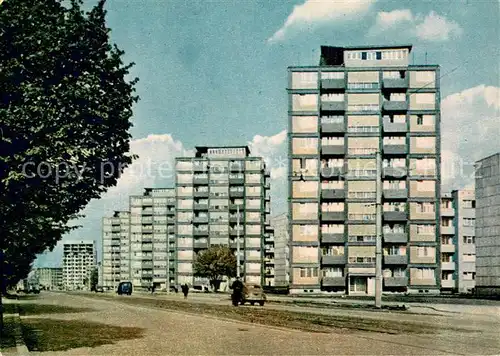 AK / Ansichtskarte Wroclaw Ulica Grabiszynska Osiedle Gajowice Wohnsiedlung Hochhaeuser Wroclaw