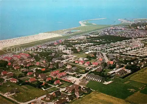 AK / Ansichtskarte Norddeich_Ostfriesland Fliegeraufnahme Norddeich_Ostfriesland