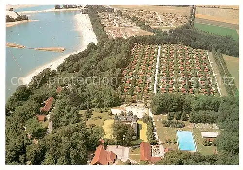 AK / Ansichtskarte Haren_Ems Ferienzentrum Schloss Dankern Fliegeraufnahme Haren_Ems