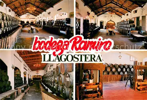 AK / Ansichtskarte Llagostera Bodega Ramiro Weinkeller Llagostera