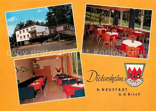 AK / Ansichtskarte Dietersheim_Mittelfranken Hotel Frankenland Gastraeume Dietersheim Mittelfranken