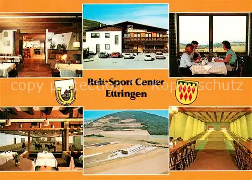 AK / Ansichtskarte Ettringen_Eifel Reit Sport Center Ettringen Pferdepension Speiserestaurant Cafe Kaminzimmer Kegelbahnen Ettringen Eifel