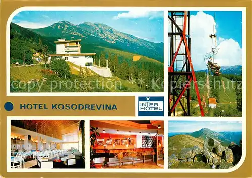 AK / Ansichtskarte Nizke_Tatry Hotel Kosodrevina Sedackovy vytah na Chopok Dumbier Nizke Tatry