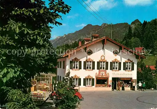 AK / Ansichtskarte Ettal Gaestehaus Pension Haus Hubert Groebl Reiseandenken Stehausschank Ettal