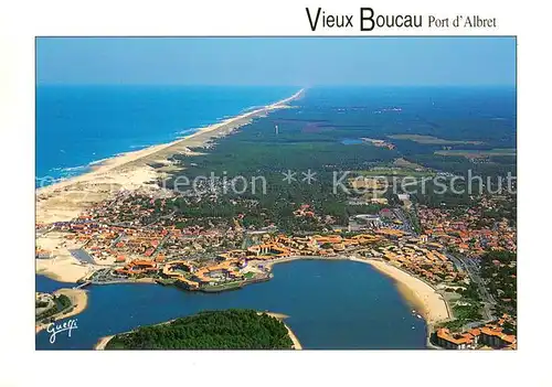 AK / Ansichtskarte Vieux Boucau les Bains Port d Albret vue aerienne Vieux Boucau les Bains