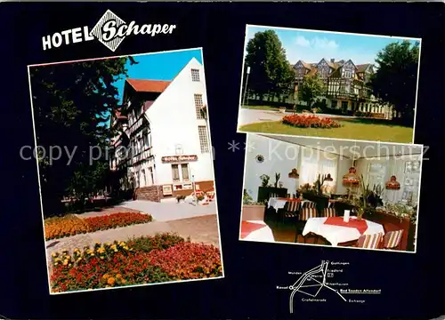 AK / Ansichtskarte Bad_Sooden Allendorf Hotel Schaper Park Gaststube Bad_Sooden Allendorf