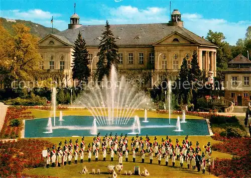 AK / Ansichtskarte Bad_Kissingen Jugendmusikkorps Schloss Wasserspiele Bad_Kissingen