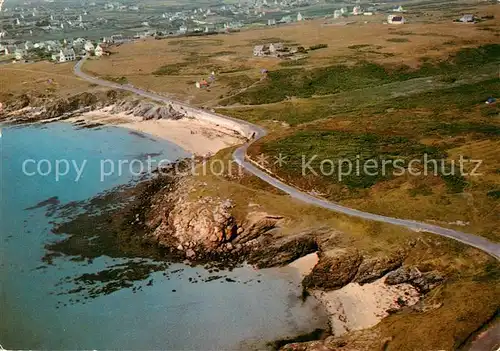 AK / Ansichtskarte Ile_d_Ouessant La Plage Vue aerienne Ile_d_Ouessant