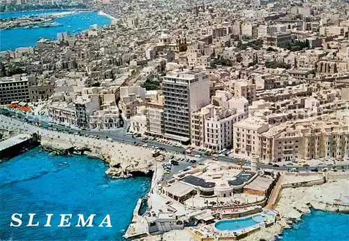 AK / Ansichtskarte Sliema Fliegeraufnahme Sliema