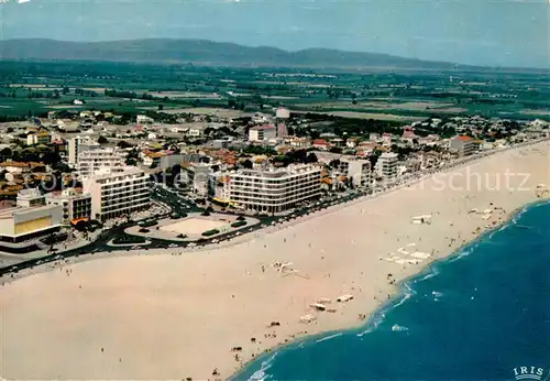 AK / Ansichtskarte Canet_Plage La Plage radieuxe Vue aerienne Canet_Plage