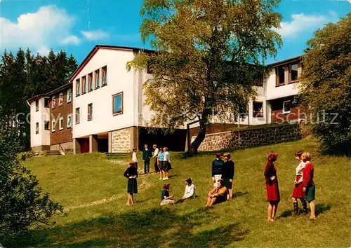 AK / Ansichtskarte Ruethen_Moehne Jugendherberge im Naturpark Arnsberger Wald Ruethen Moehne