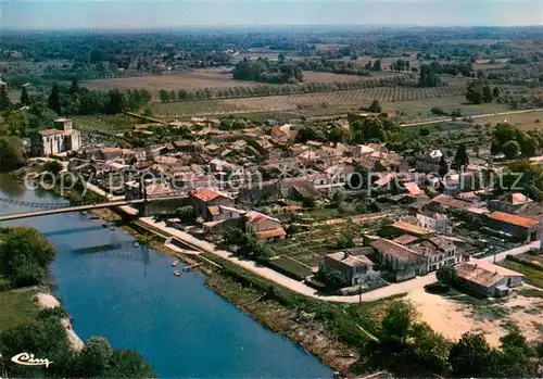 AK / Ansichtskarte Saint Denis de Pile Vue aerienne Les bords de l Isle Saint Denis de Pile