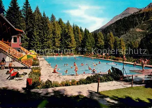 AK / Ansichtskarte St_Anton_Arlberg Waldschwimmbad  St_Anton_Arlberg