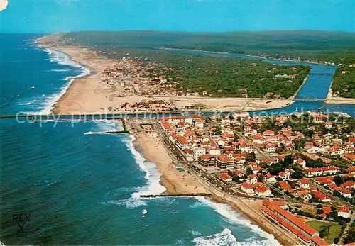 AK / Ansichtskarte Capbreton Vue aerienne des plages de Capbreton et d Hossegor 