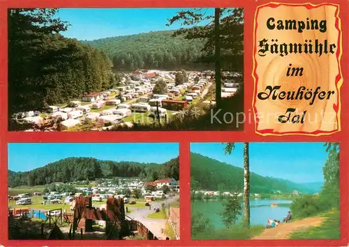 AK / Ansichtskarte Trippstadt Campingplatz Saegmuehle Neuhoefer Tal Pfaelzer Wald Trippstadt