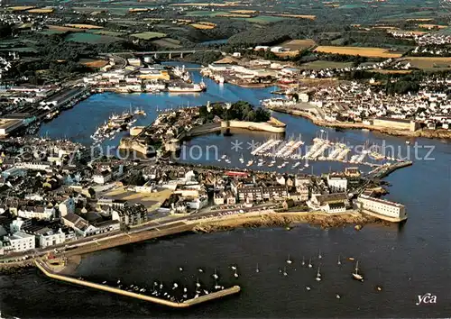 AK / Ansichtskarte Concarneau_Finistere Les grands ports de peche Vue aerienne Concarneau_Finistere