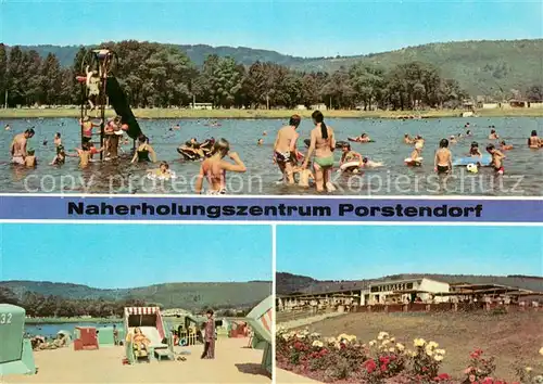 AK / Ansichtskarte Neuengoenna Naherholungszentrum Porstendorf Badesee Restaurant Terrasse Neuengoenna