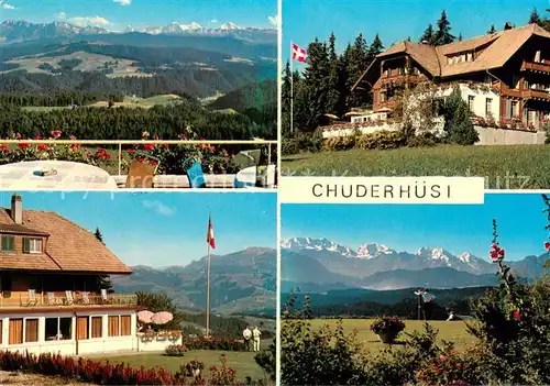 AK / Ansichtskarte Roethenbach_Emmental Kurhaus Chuderhuesi Panorama Roethenbach Emmental