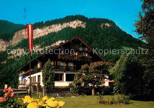 AK / Ansichtskarte Andelsbuch_Vorarlberg Pension Restaurant Ritter Andelsbuch Vorarlberg