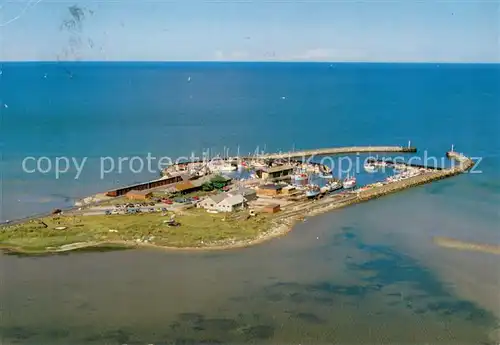 AK / Ansichtskarte Oster_Hurup Havnen Fliegeraufnahme Oster_Hurup