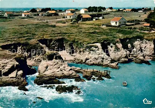 AK / Ansichtskarte Prefailles Vue aerienne Pointe de St Gildas Les Criques Prefailles