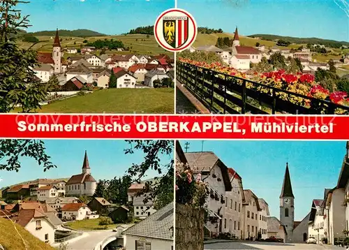 AK / Ansichtskarte Oberkappel Panorama Teilansichten mit Kirche Oberkappel