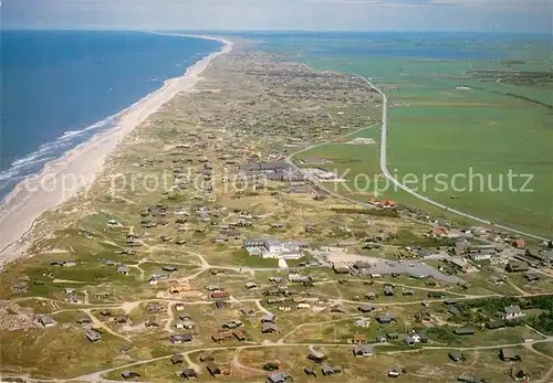 AK / Ansichtskarte Hvide_Sande Fliegeraufnahme Hvide Sande